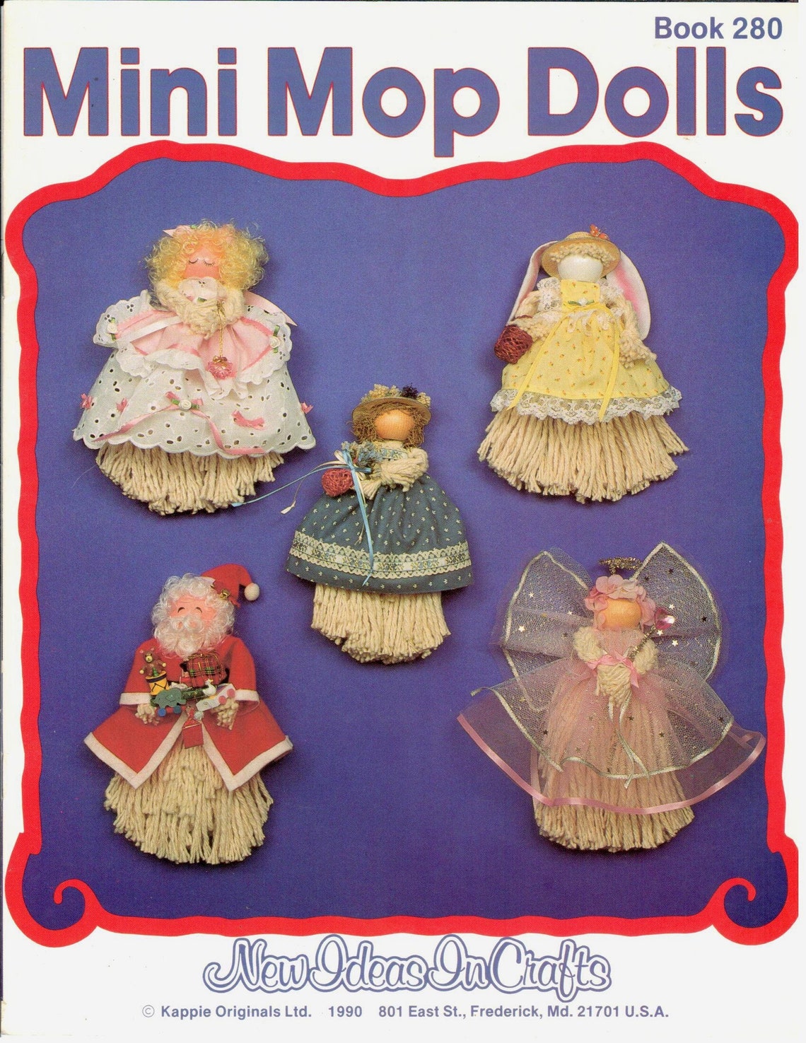 Mini Mop Dolls Doll Making Patterns Vintage Craft Book Etsy