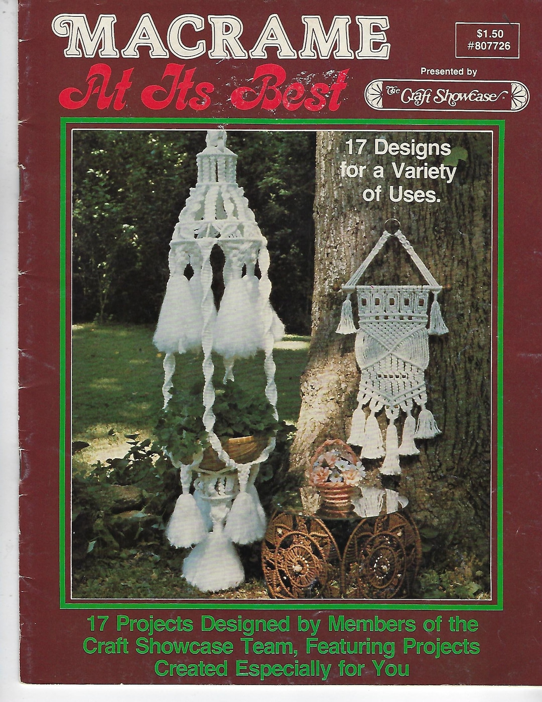 PDF ONLY Macrame at Its Best Vintage Downloadable Pattern Book - Etsy