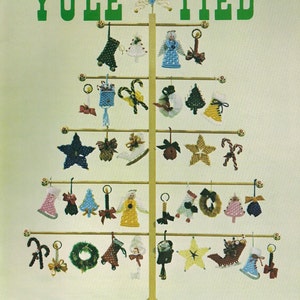 Vintage Yule Tied Macrame Book Patterns for Holiday Crafts and more