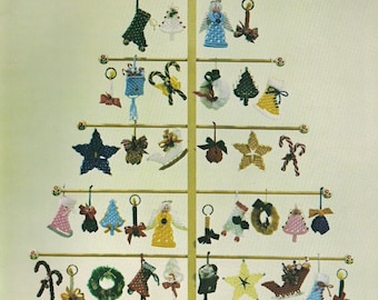 Vintage Yule Tied Macrame Book Patterns for Holiday Crafts and more