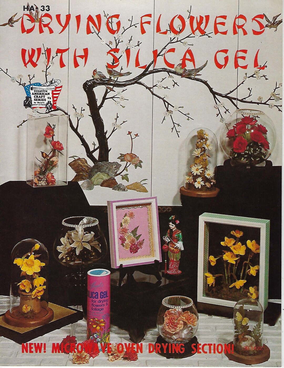 Drying Flowers With Silica Gel How to Dry Flowers Vintage Etsy