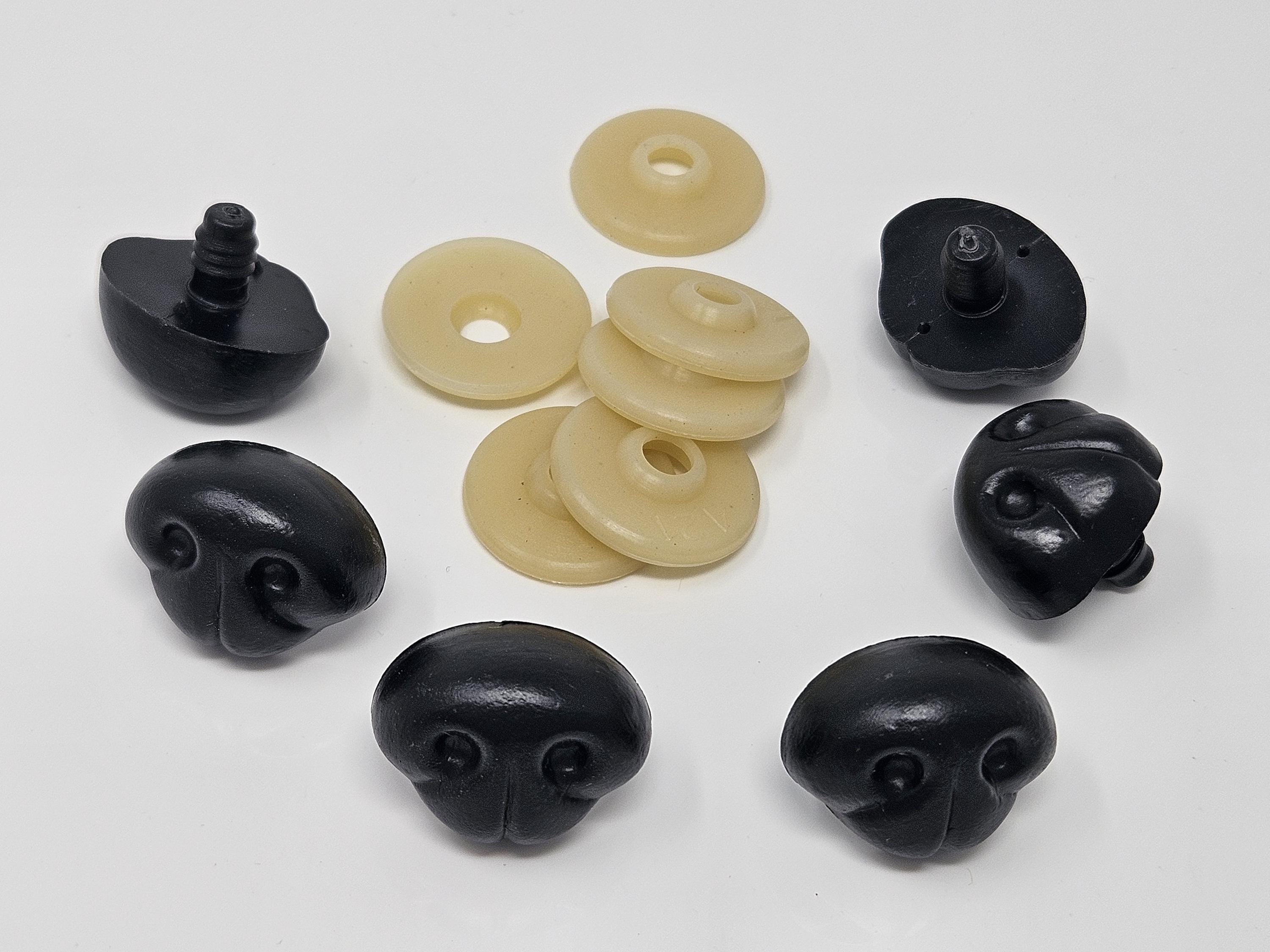 Parallelower 100 Pièces Nez de Sécurité Animale en Plastique Nez de Sécuritéet avec Rondelles en Plastique Nez de Sécurité pour Animaux en Peluche aux Poupées, Marionnettes, Animaux en Peluche(Noir Parallelower 100 Pièces Nez de Sécurité Animale en Plastique Nez de Sécuritéet avec Rondelles en Plastique Nez de Sécurité pour Animaux en Peluche aux Poupées, Marionnettes, Animaux en Peluche(Noir