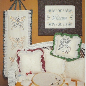 ShariAne diseña colecciones de Candlewicking bordados Cómo elaborar el libro de instrucciones con unicornio, mariposa, patrones de concha marina