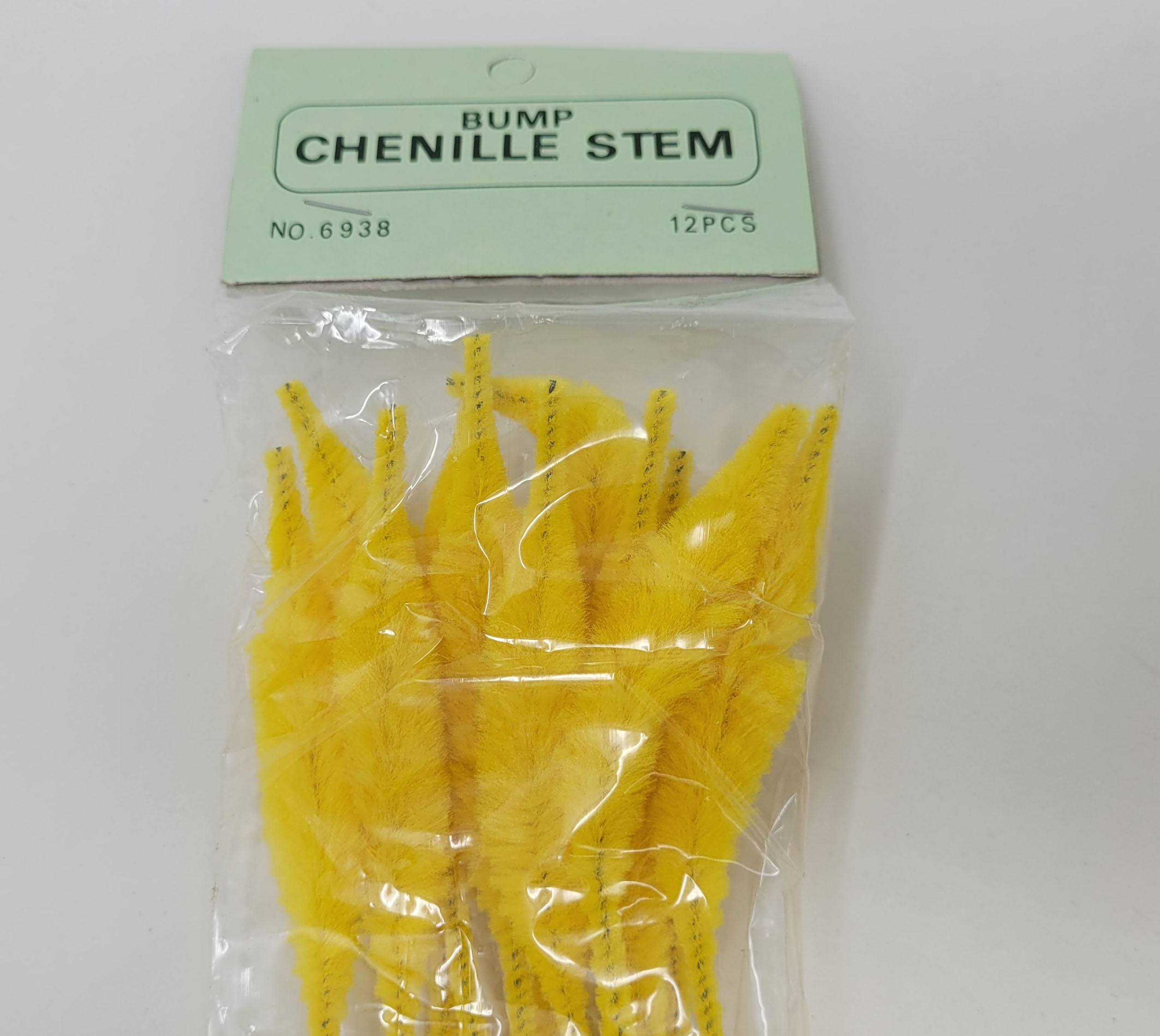 Luxury Yellow Bump Chenille Pipe Cleaners