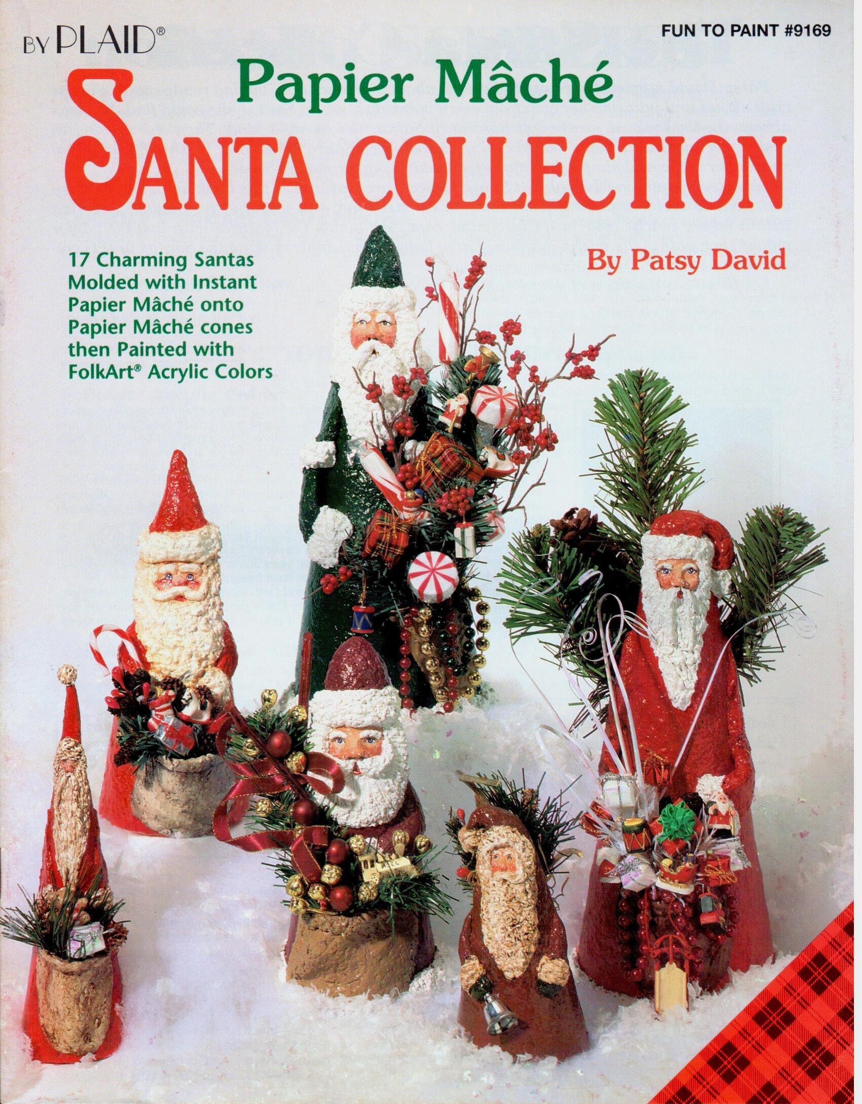 eer Edelsteen Stewart Island Papier Mache Santa Collection Kerst Decoratieve Schilderij - Etsy België