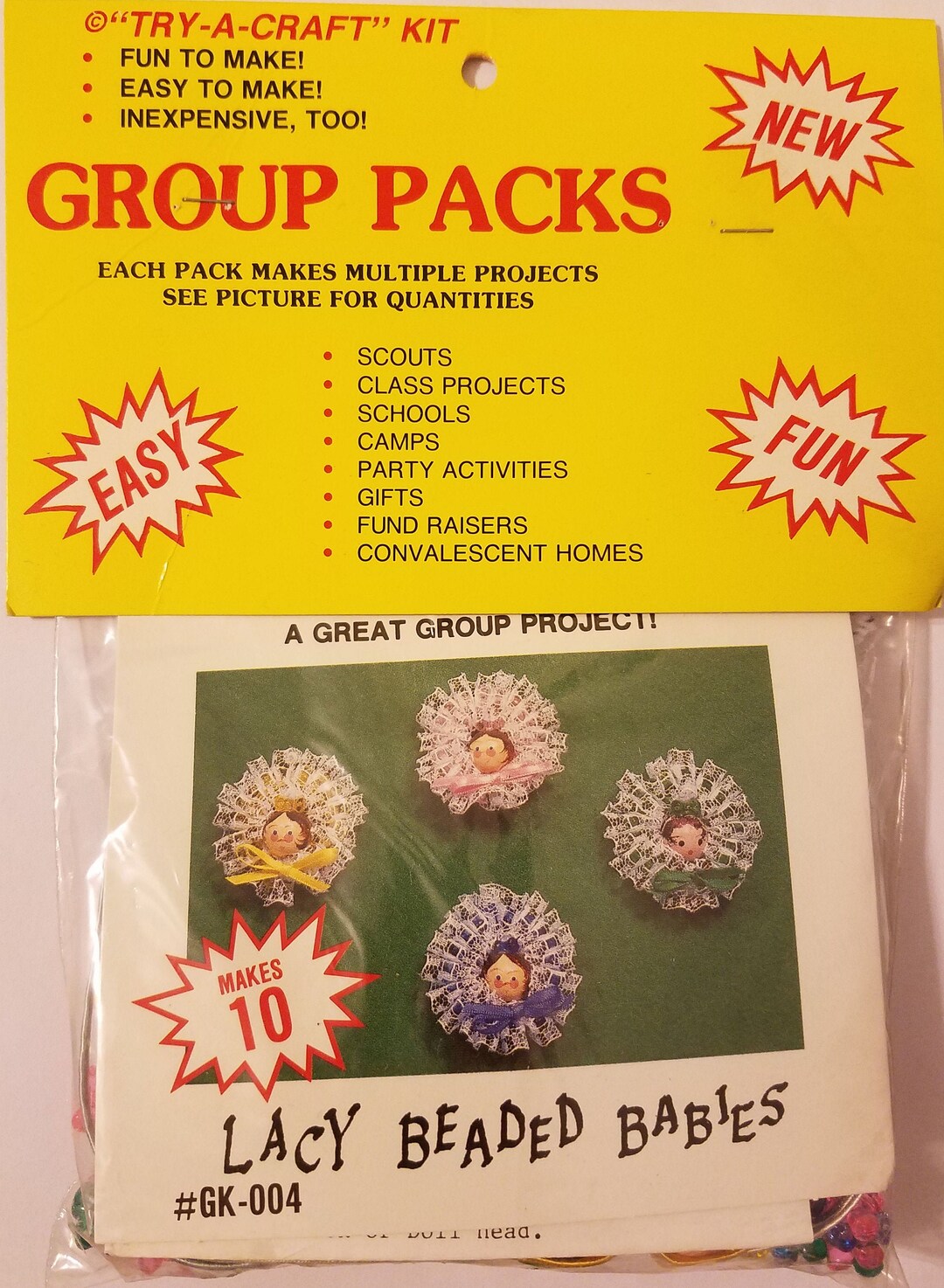 Lacy Beaded Babies Refrigerator Etsy