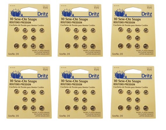 Snap Fasteners 7mm Pk 12