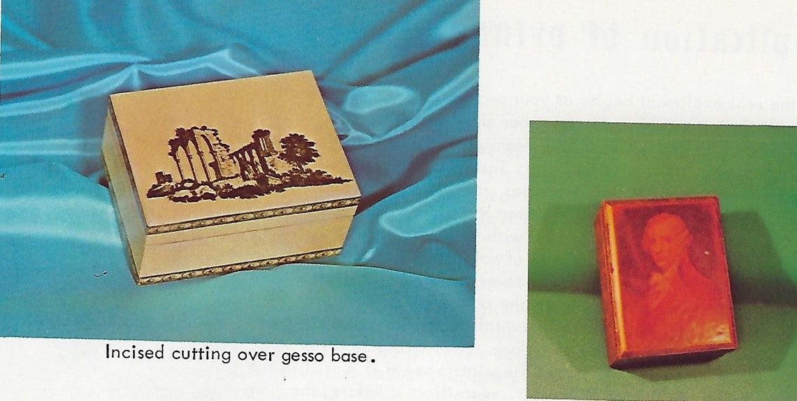 Decoupage Start to Finish for Beginners Vintage Craft How to Etsy