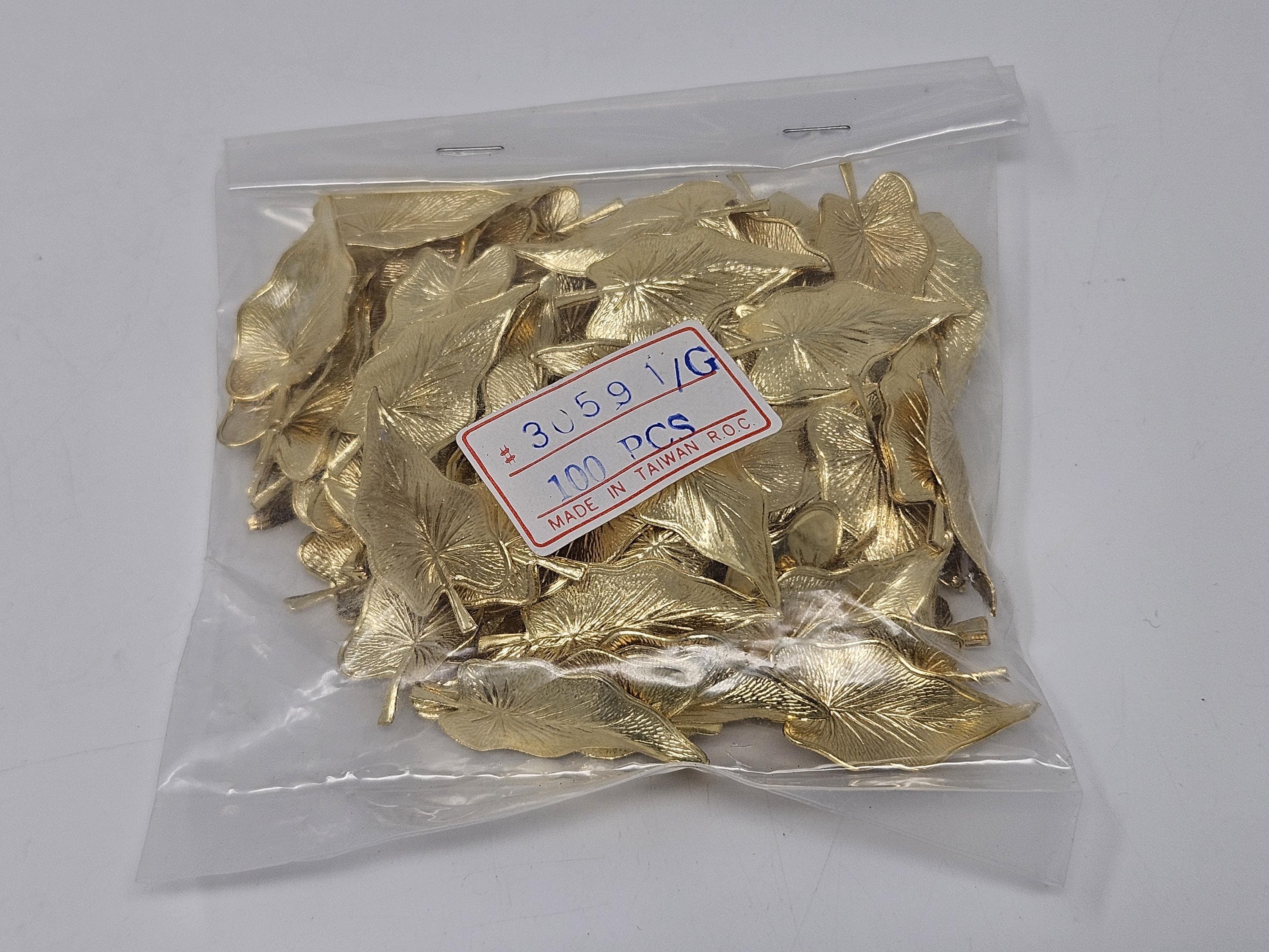 Lot de 5 grandes breloques cuillère en métal couleur bronze