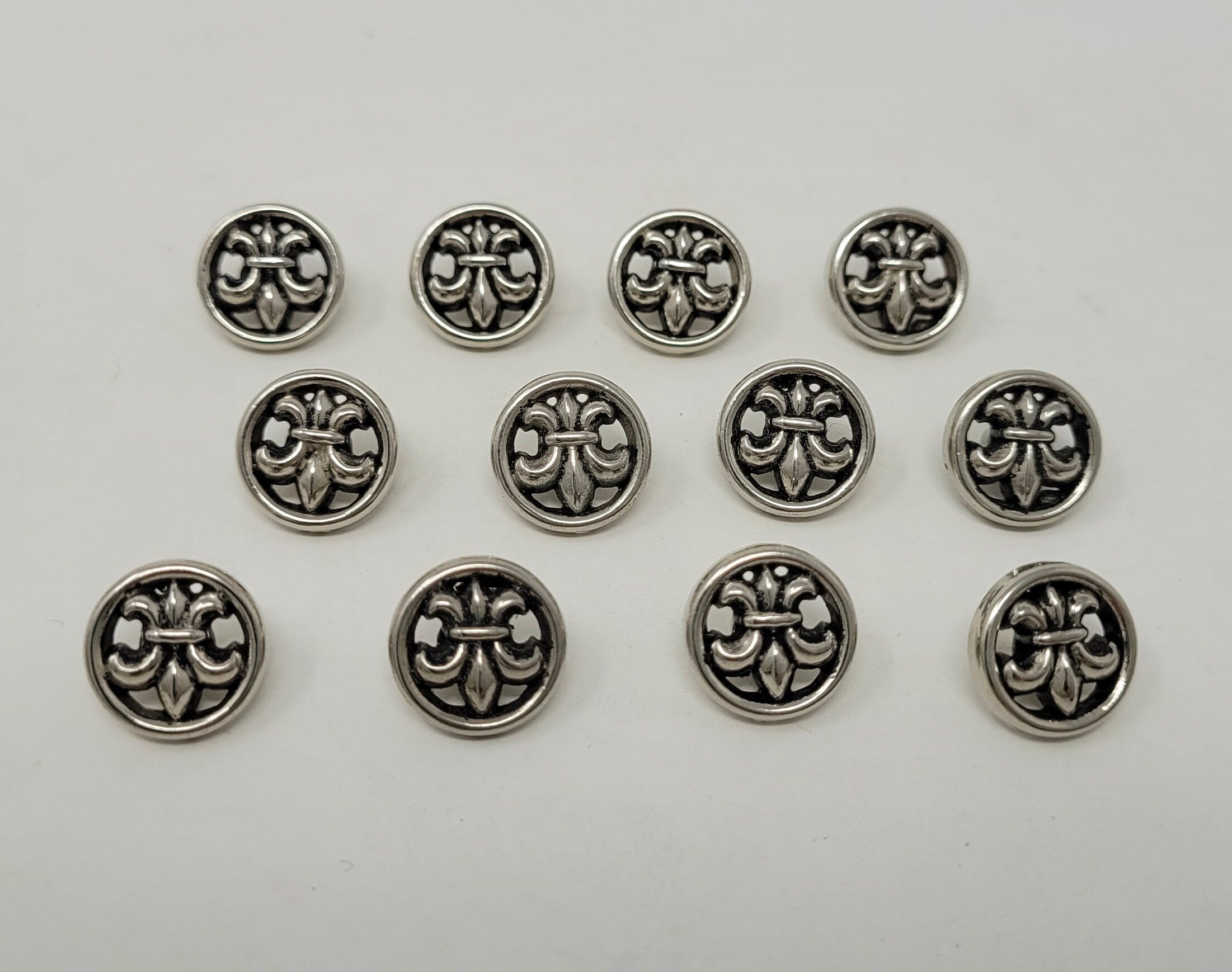 Antique buttons sample フランス 2SET レア品 Antique French Buttons