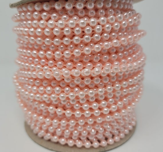 2 Rotoli Di Perle Artificiali Per Albero Di Natale: 3mm E 6mm In Plastica ABS, Lunghezza 10m + 5m, Ideali Per Decorazioni Fai Da Te - 3