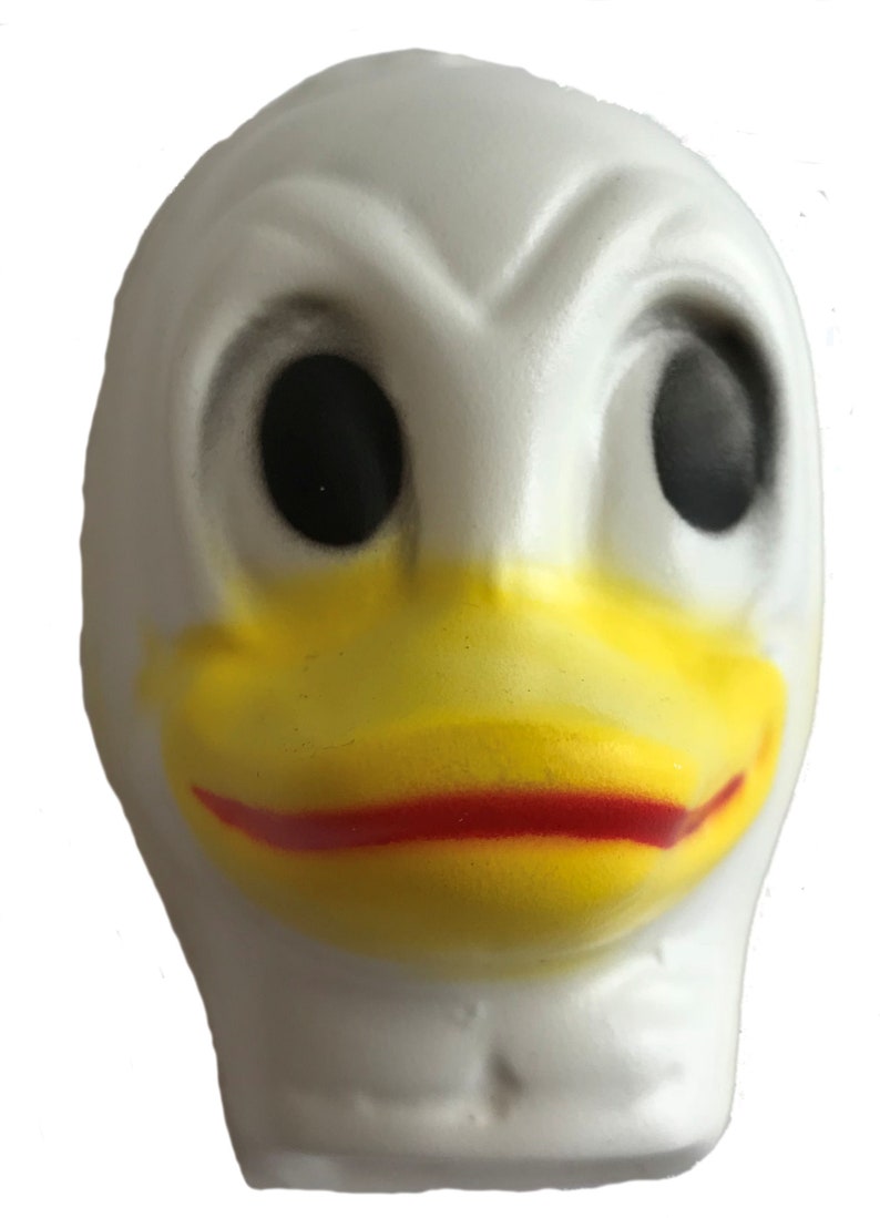 Pack of 6 Vintage Duck Celluloid Plastic Craft Animal Doll Making Faces Masks
