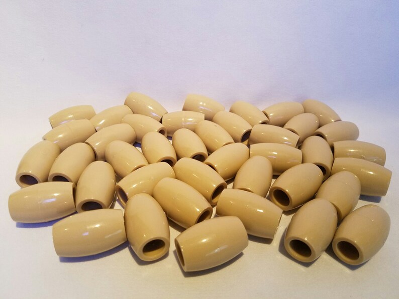 Lot of 40 Plastic Oval Oblong Macrame Plant Hanger Craft Beads Etsy