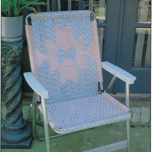PDF ONLY Seating Patterns for Macrame Chairs Lawn Chair Weaving ...