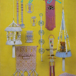 Craft Book: #GS14 Simply Elegant Kiddie Karnival - Macrame Baby Carousel Patterns