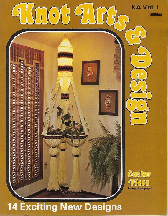 Lot De 4 Livres Vintage Sur Le Macramé - Occasion Bon État - Idéal Pour Débutants