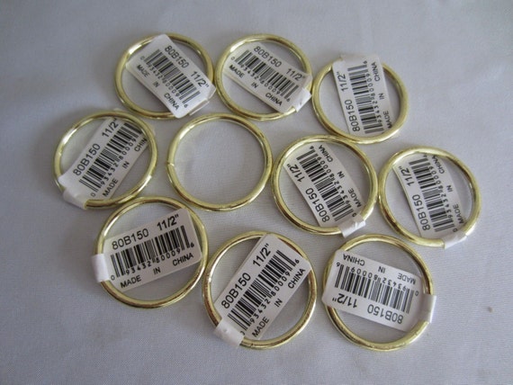 Lot De 30 Anneaux Métal Doré 7.6cm - Pour Attrape-Rêves, Macramé Et DIY
