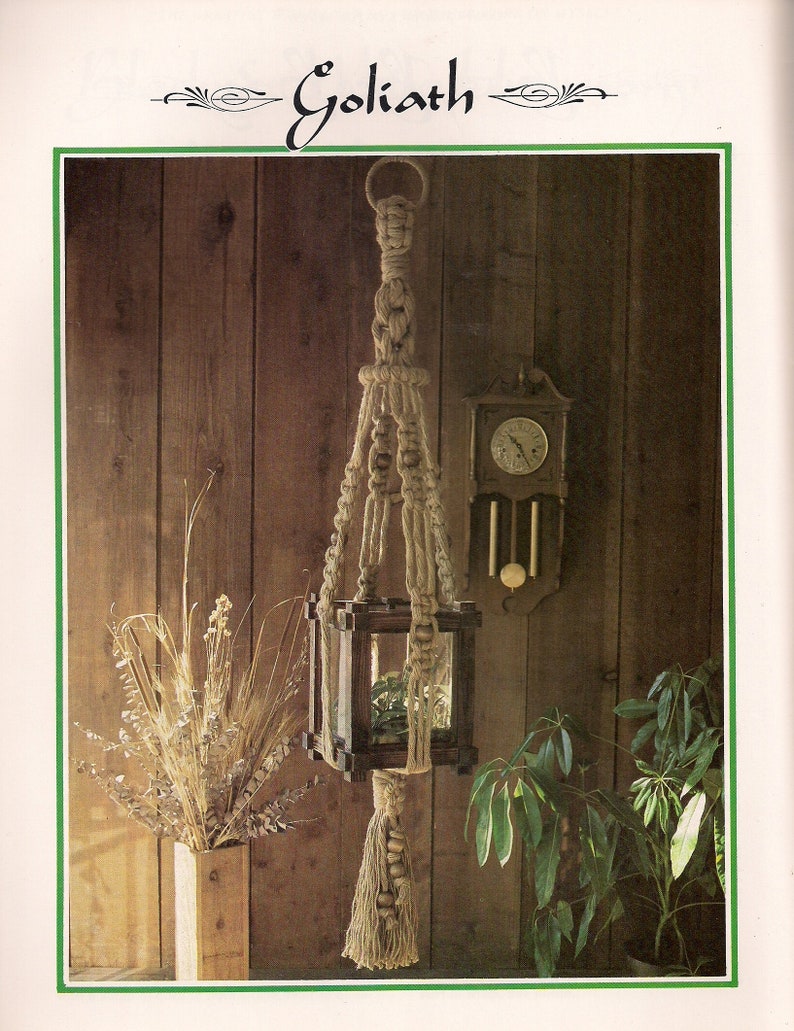 Livre De Macramé Hang It All - 3 Modèles Artisanaux - Occasion, Bon état