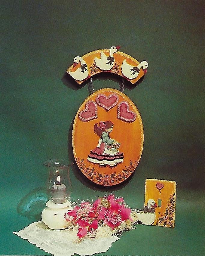 Quick and Easy Folk Art Country Decor Vintage Painting Craft Etsy