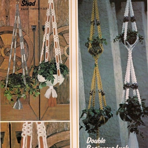 SÓLO PDF Macrame Unlimited II Patrones de libros para colgadores de plantas, decoración de paredes, búhos y más