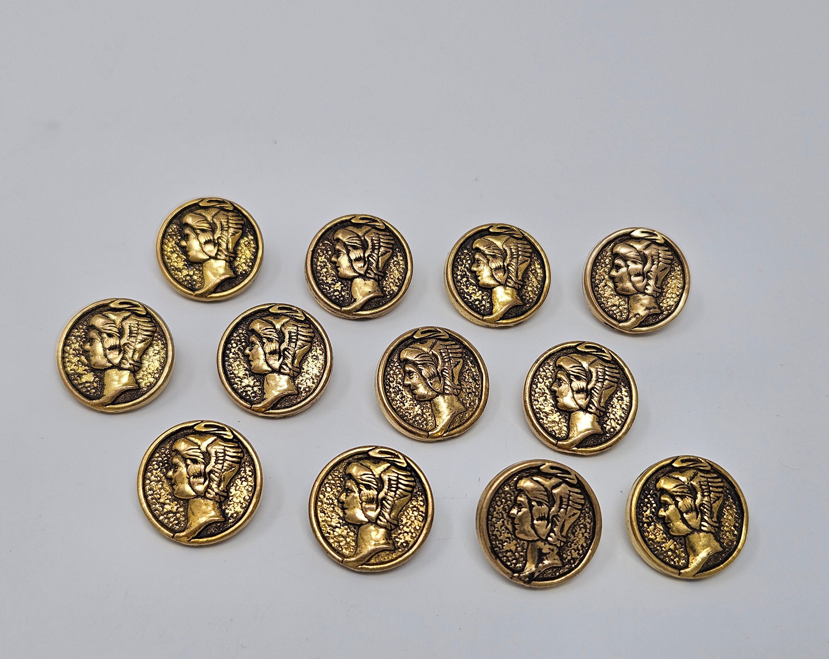 12 Pcs Hermes Greek Mythology Winged Helmet Molded Plastic Sewing ...