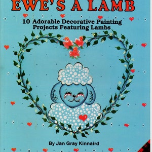 Ewe es A Lamb Dekorative Malerei Schaf Muster Bastelbuch