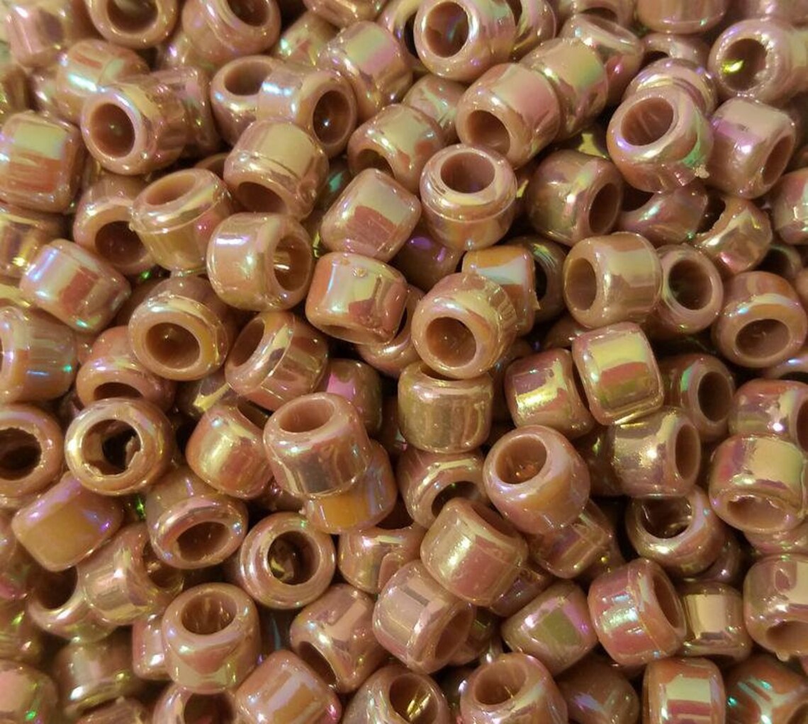 1000 pcs Plastic Pony Beads Large 7.5mm x 10mm for Jewelry Etsy