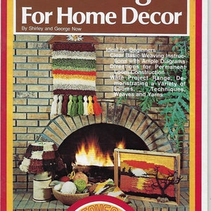 Weaving for Home Decor Hanging Wall Art Vintage 1970&#39;s Patterns