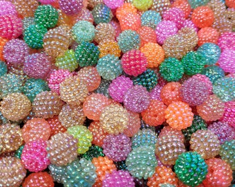 Raspberry Beads - Etsy