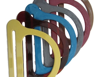 Asas de plástico para bolsos de mano vintage