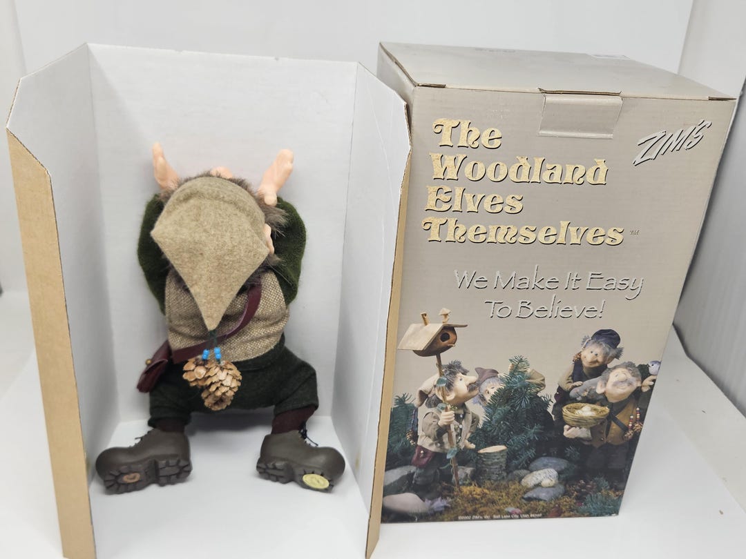 Zim's the Woodland Elves Themselves 2002 Marco Elf New in Box WE02