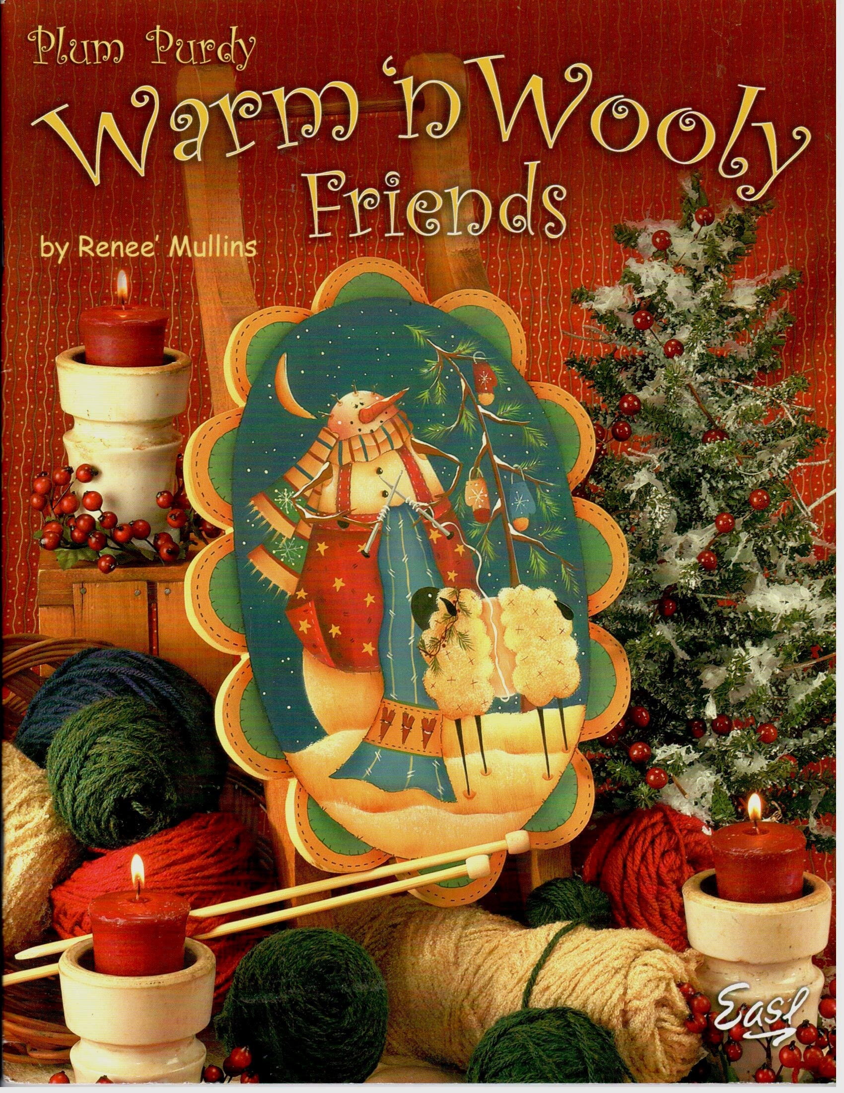 Plum Purdy Warm 'N Wooly Friends Renee Mullins Decorative Painting