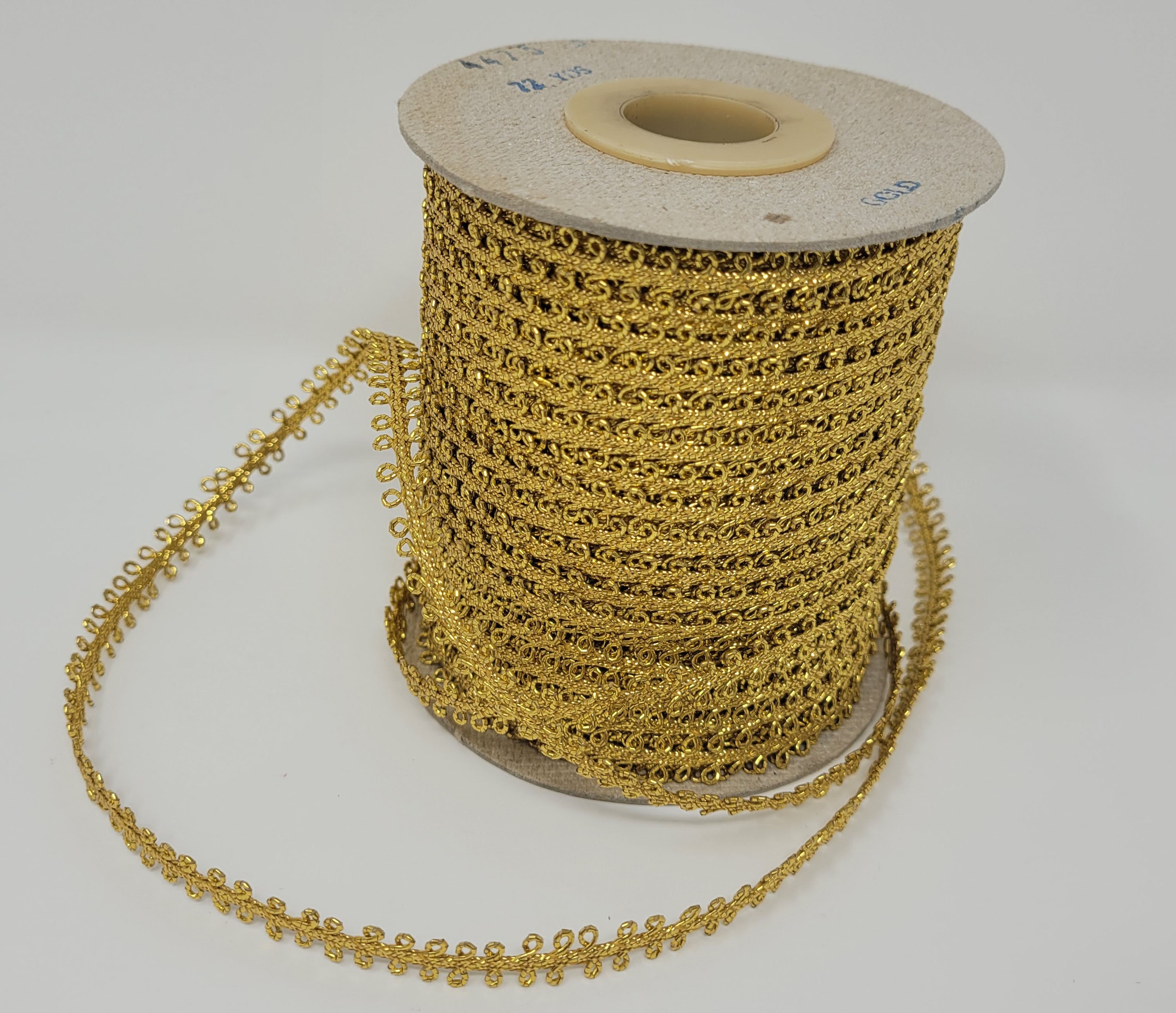 Twisted Gold Cord for Crafts, Sewing, Upholstery (36 Yards, 2 Rolls)