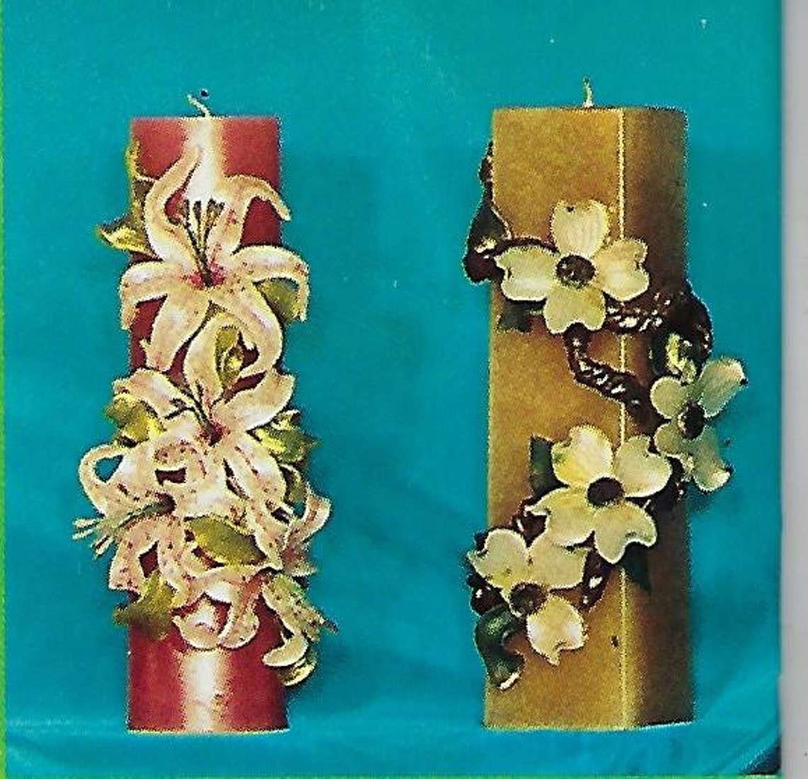 Poured Candles and Trims Vintage Candle Making Book How to Etsy