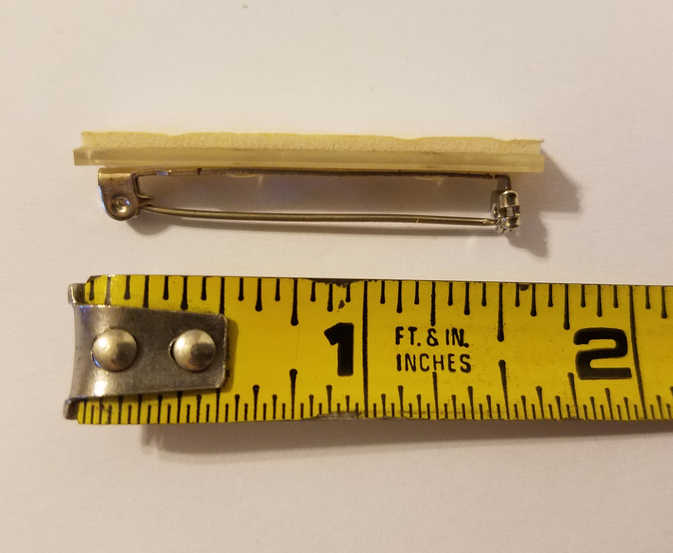 50 piezas 1.5 11/2 Bar Pin Backs Self Adhesive Etsy