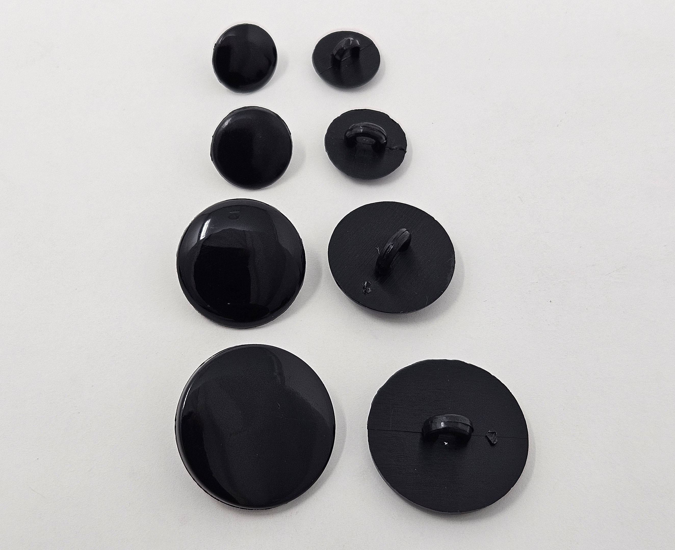 5 PAIA Di Occhi Di Sicurezza NERI Da 24 Mm O 27 Mm O 30 Mm O 34 Mm - Foto 10