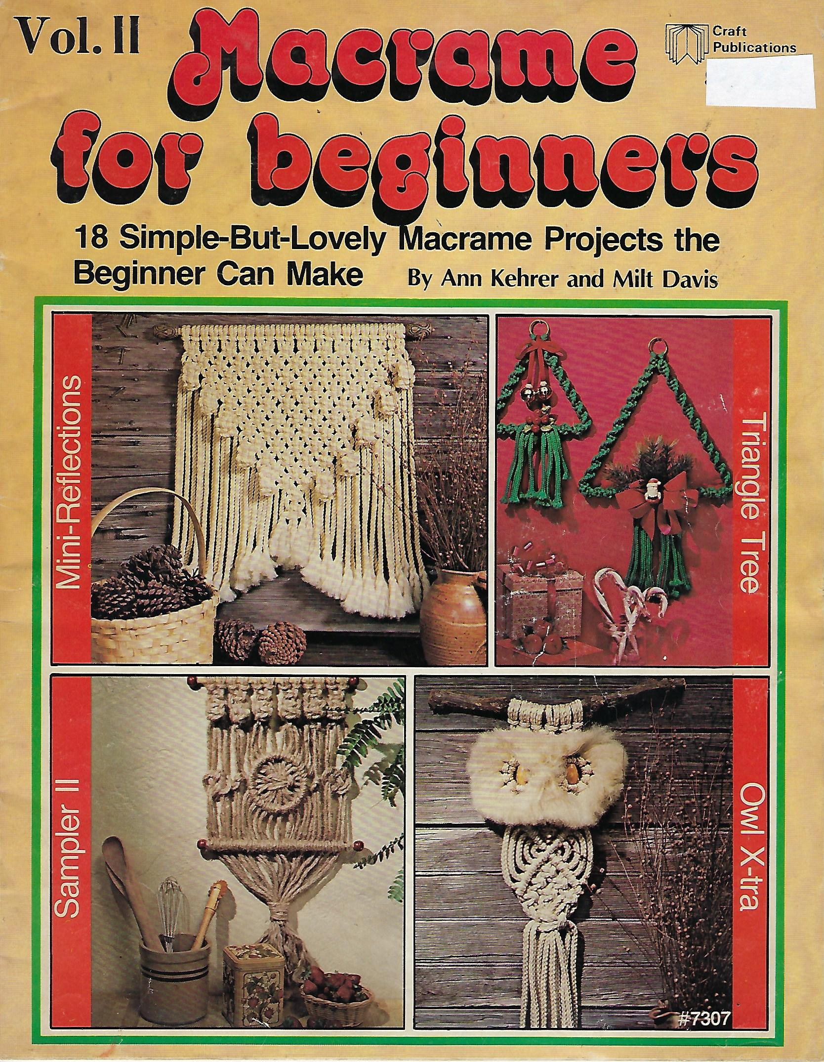 PDF ONLY Macrame for Beginners Vol. II Easy Patterns & Etsy