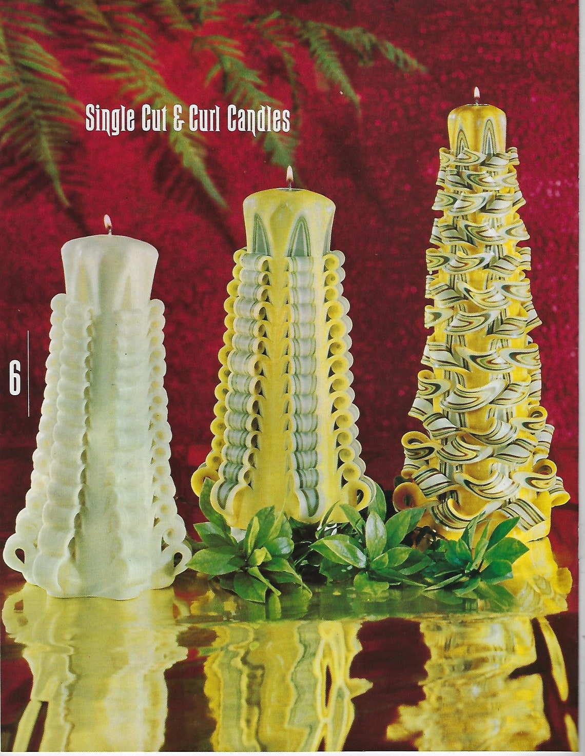 Easy to Do Dip N Carve Candles Vintage 1970's How to Craft Etsy