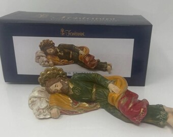 ontanini Roman 6.5" Sleeping St. Joseph Figure Nativity Collection New 54069