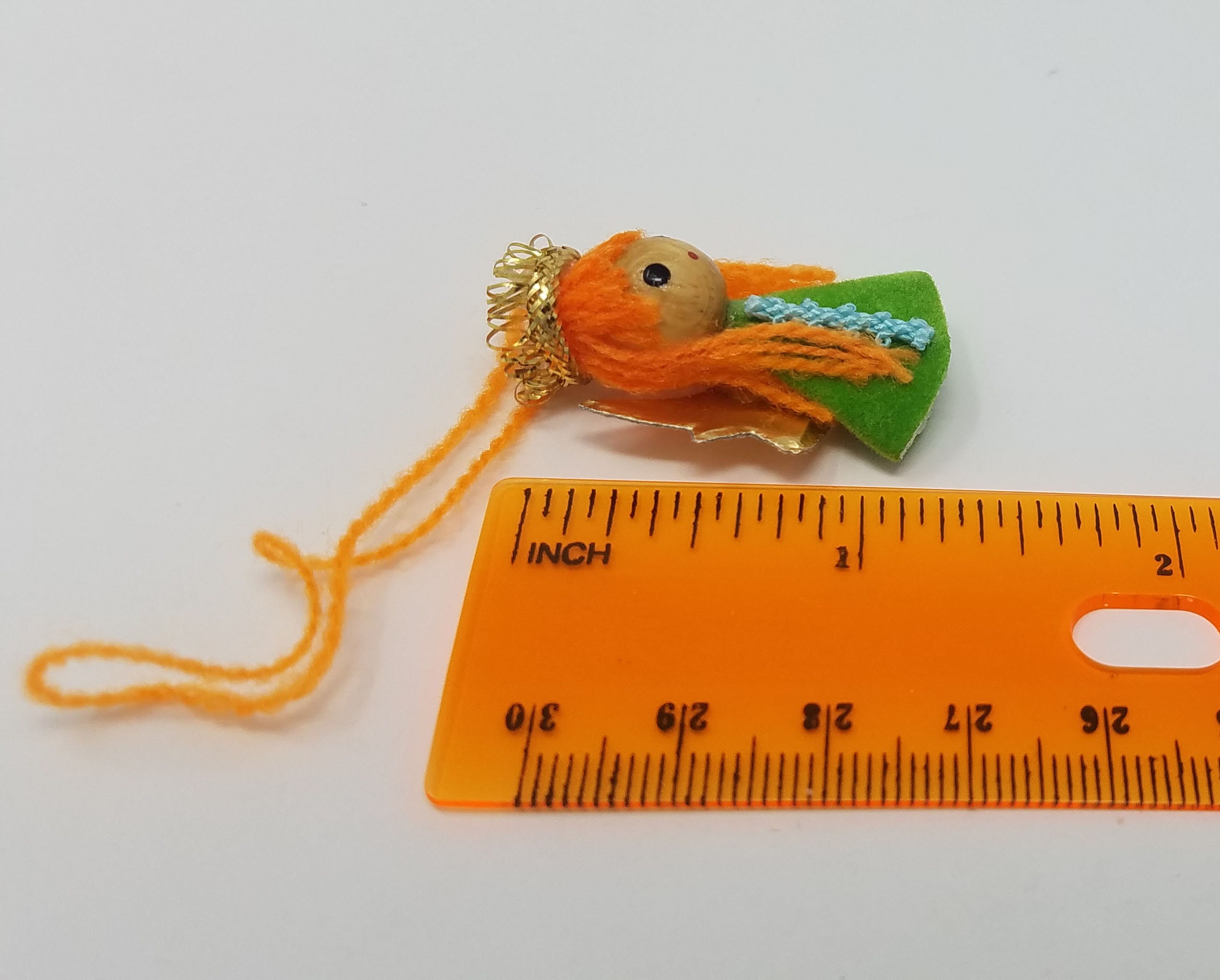 Pack of 12 Vintage Cute Miniature Yarn Doll Angel Christmas Etsy