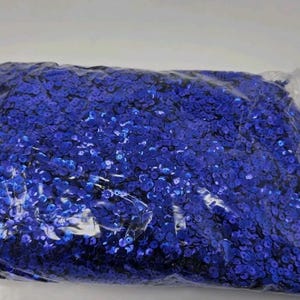 Bulk 1 KG (2+ LBS) 5mm Tiny Round Cup Loose Sequins for Sewing Crafts