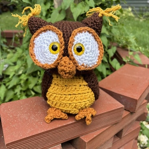 Zim&#39;s Vintage Cut Owl Eyes Plastic Safety Eyes with Textured Iris for Craft Doll, Amigurumi Toy, or Puppet Making, Assorted Sizes