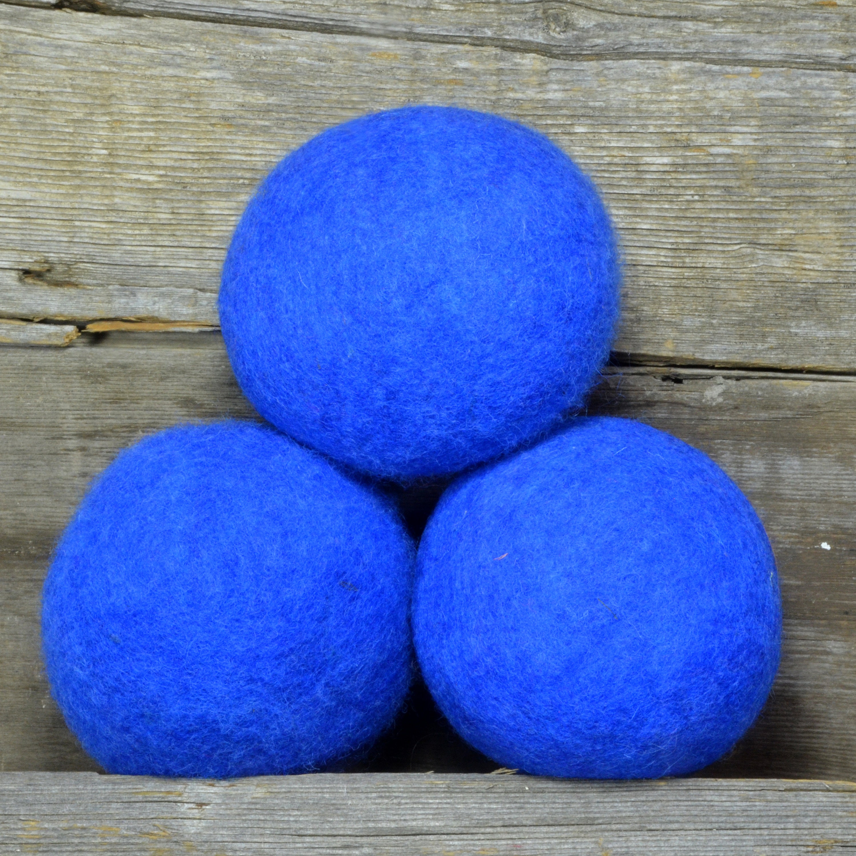 XL Wool Laundry Balls Canadian Wool Blue Laundry Balls Etsy
