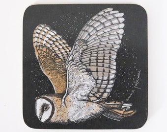 Barn Owl Coaster