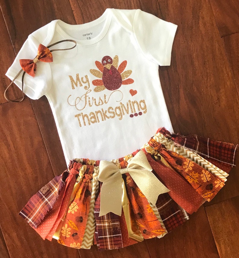 newborn thanksgiving outfit girl