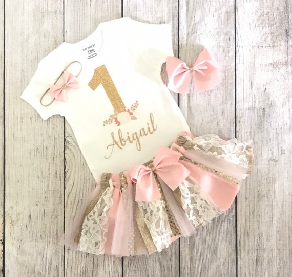 vintage 1st birthday tutu outfits