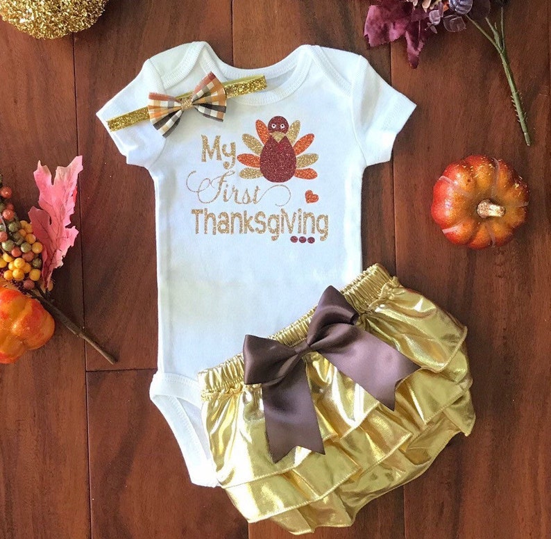 1st thanksgiving outfits for baby girl