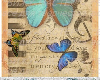 Rice paper decoupage #160117 vintage Decopatch Decoupage supplies