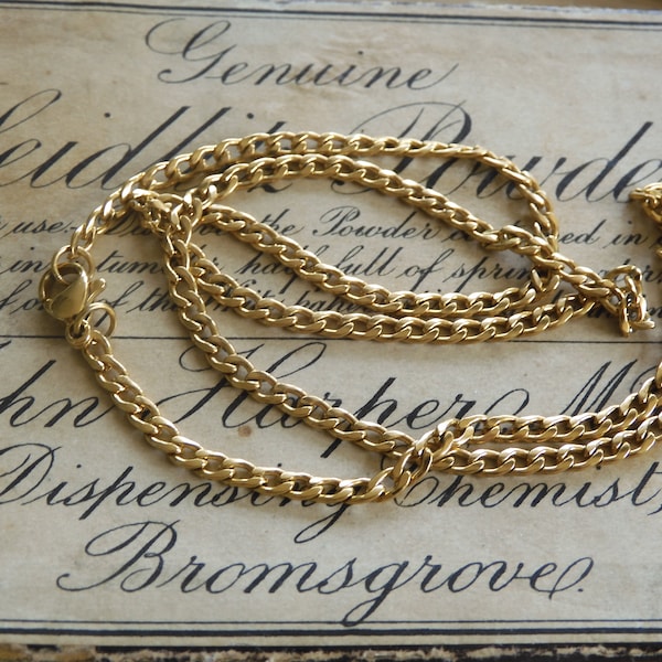 Lovely Vintage 1980s 18ct Gold Plated CHAIN Necklace