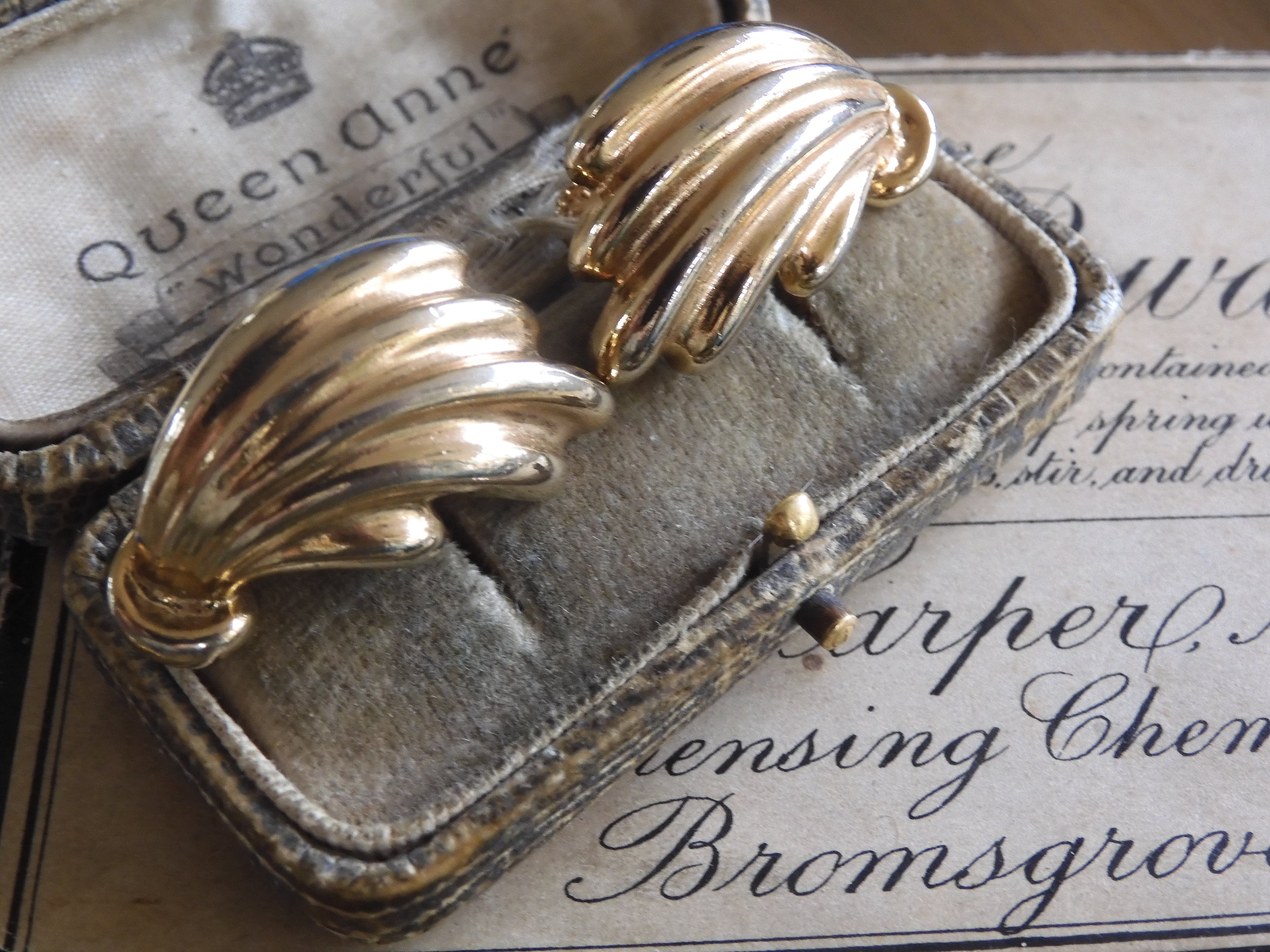 Achat Boucles d'oreilles Curly plaqué or